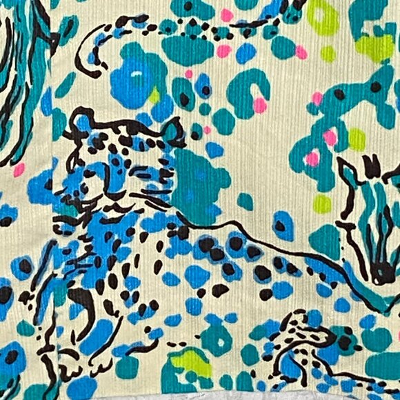 Lilly Pulitzer Dress Ember Shift Sea Oat Escapades In The Everglad Women Sz 8 - Picture 10 of 14